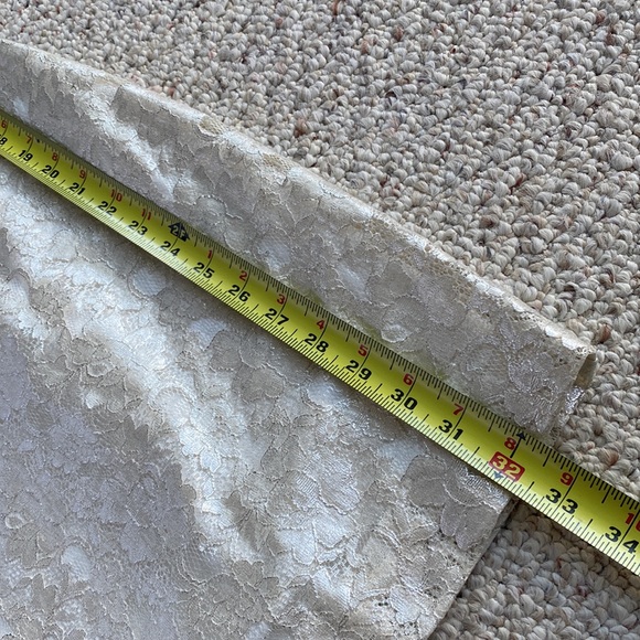 H&M white metallic dress gold flecks nwt bridal bride wedding - Picture 4 of 13